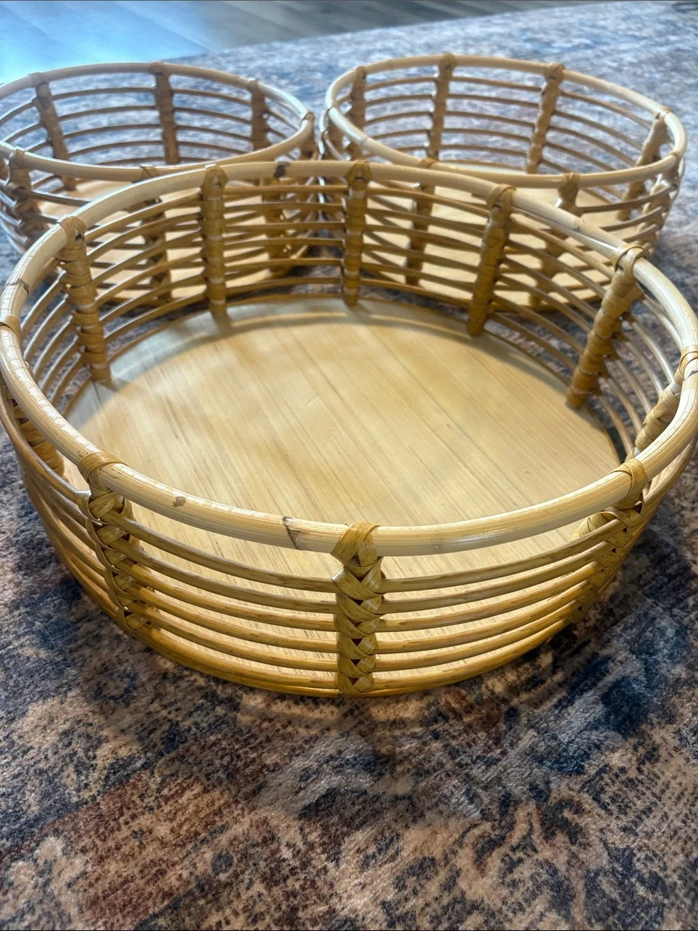 Natural Rattan nesting Set - Neutral